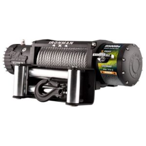 Ironman 4x4 Monster Winch 9500lb - 12V (With Steel Cable)